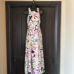En Saison cross back midi dress